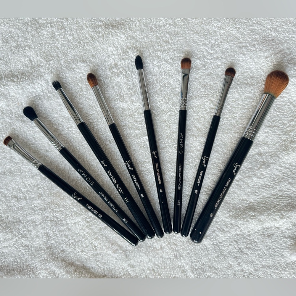 Sigma beauty makeup brushes assorted